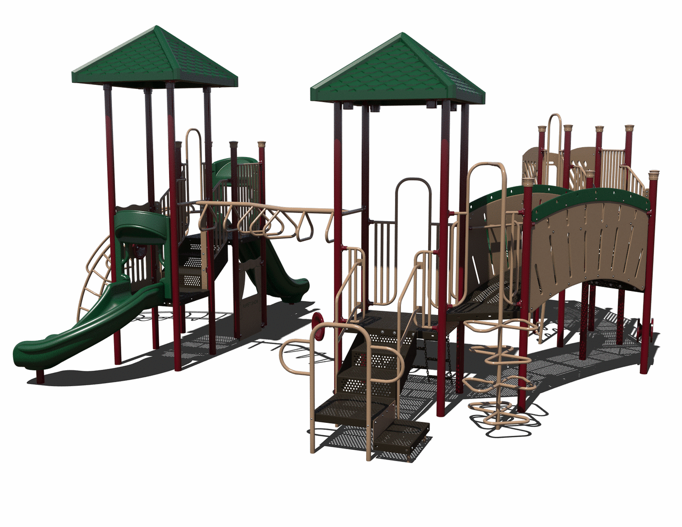 CW-0079 Commercial Modular Play Structure | Ages 5-12 | Capacity 36 (view 2)
