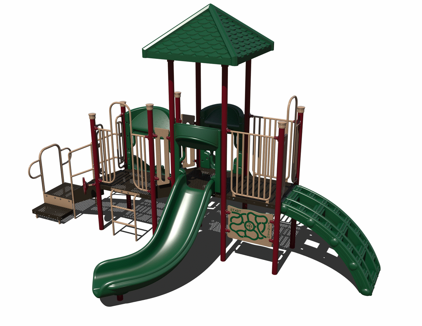 CW-0090 Commercial Modular Play Structure | Ages 2-5 | Capacity 26 (view 2)