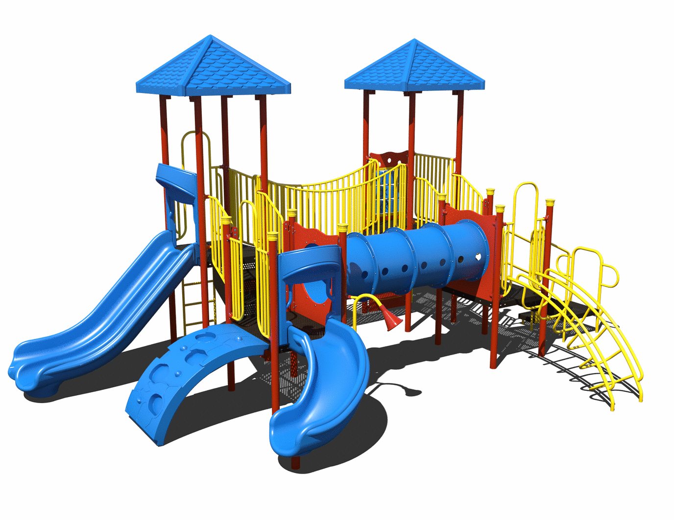 CW-0093 Commercial Modular Play Structure | Ages 2-12 | Capacity 34