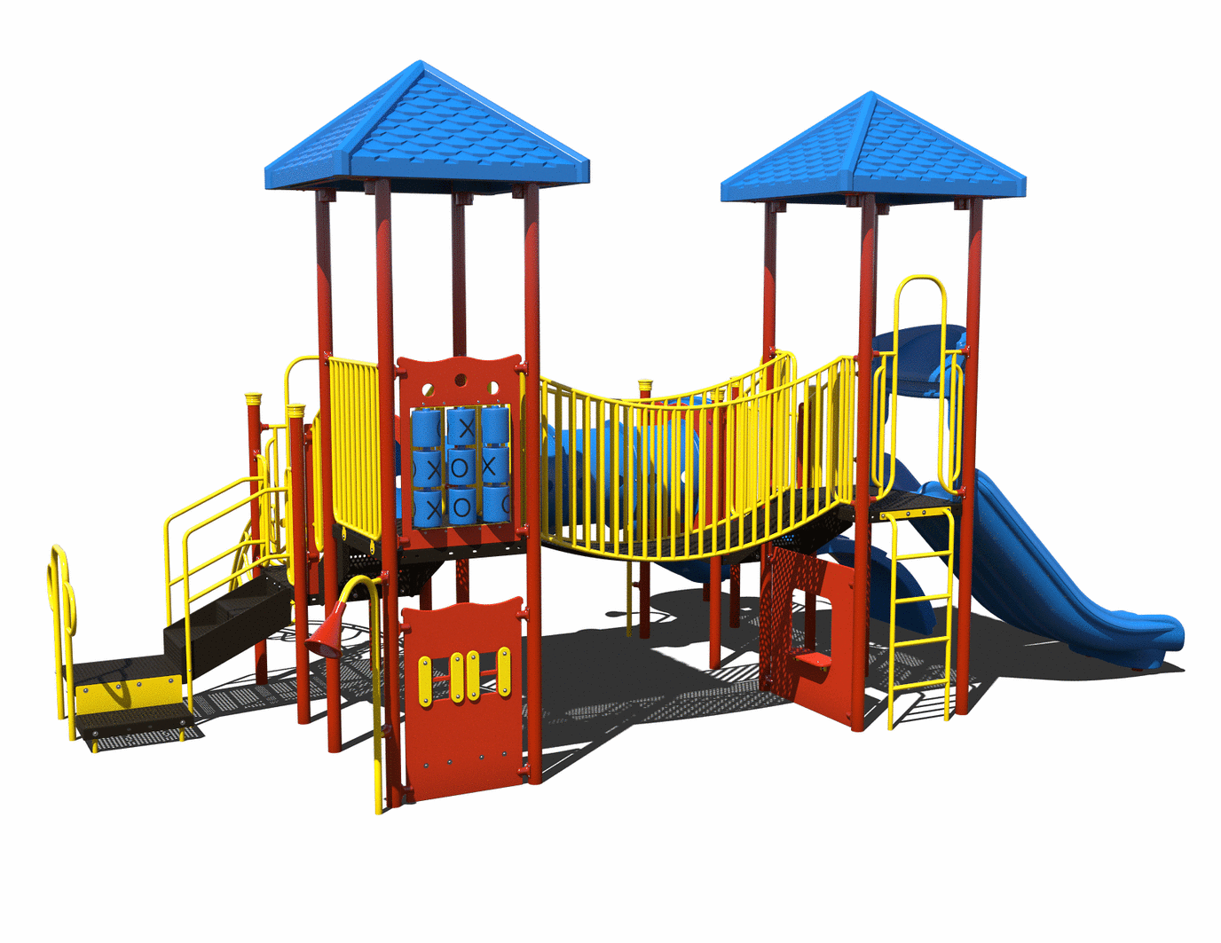 CW-0093 Commercial Modular Play Structure | Ages 2-12 | Capacity 34 (view 3)