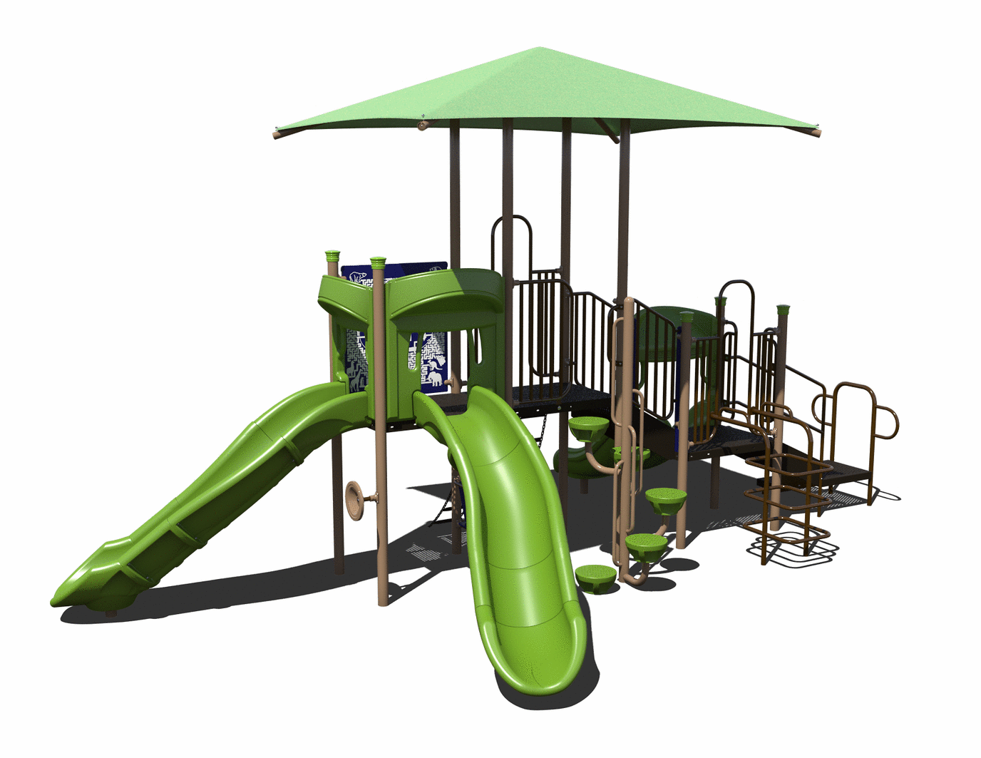 CW-0095 Commercial Modular Play Structure | Ages 2-12 | Capacity 32