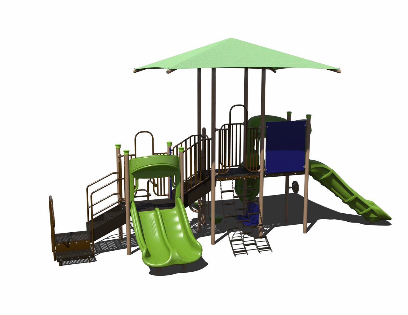 CW-0095 Commercial Modular Play Structure | Ages 2-12 | Capacity 32 (view 2)