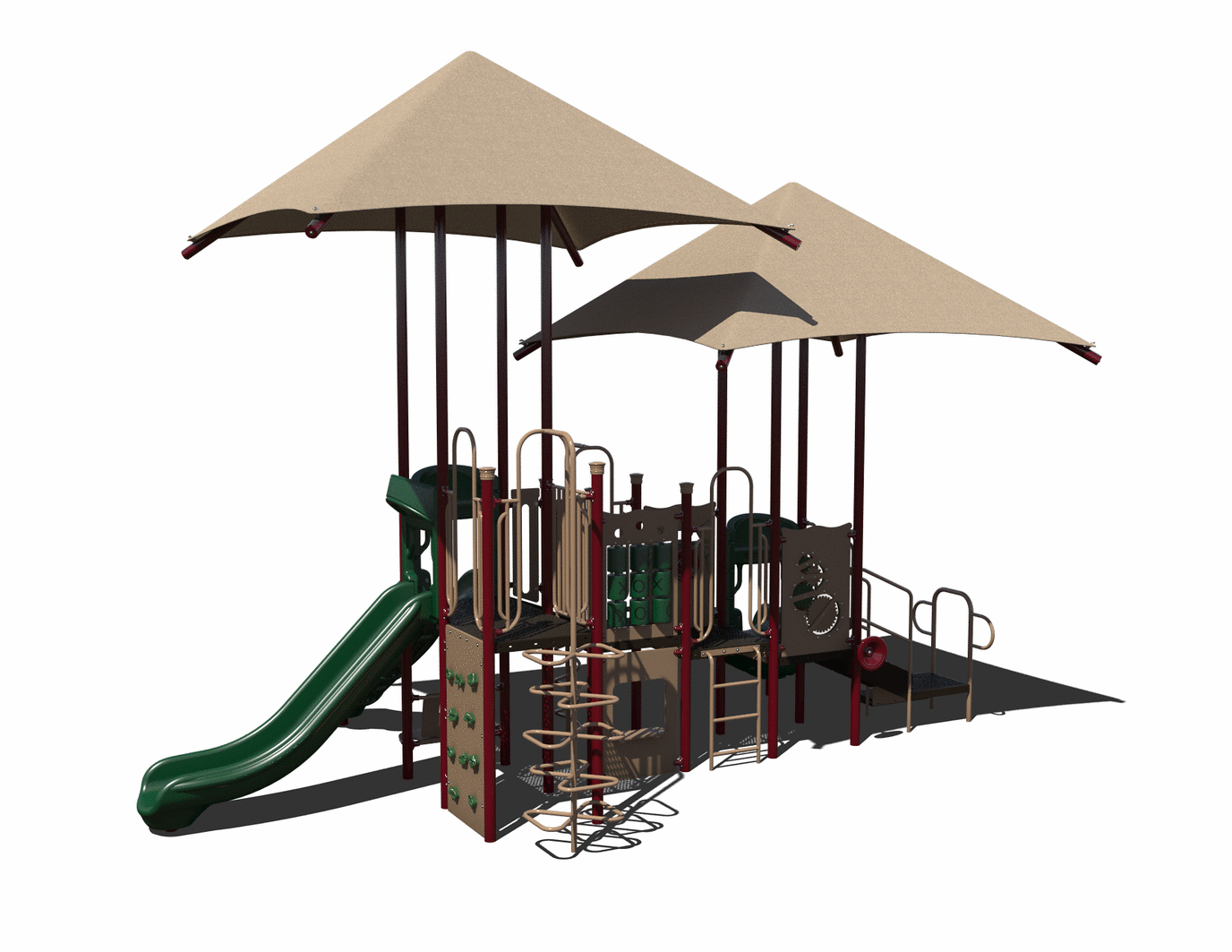CW-0096 Commercial Modular Play Structure | Ages 2-12 | Capacity 30-35 (view 3)