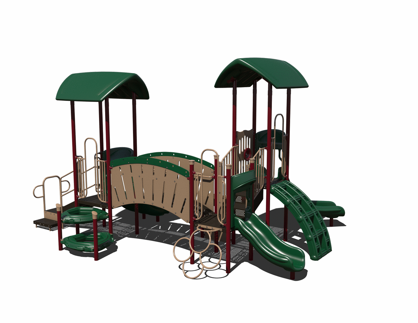 CW-0097-1 Commercial Modular Play Structure | Ages 2-12 | Capacity 30 (view 3)