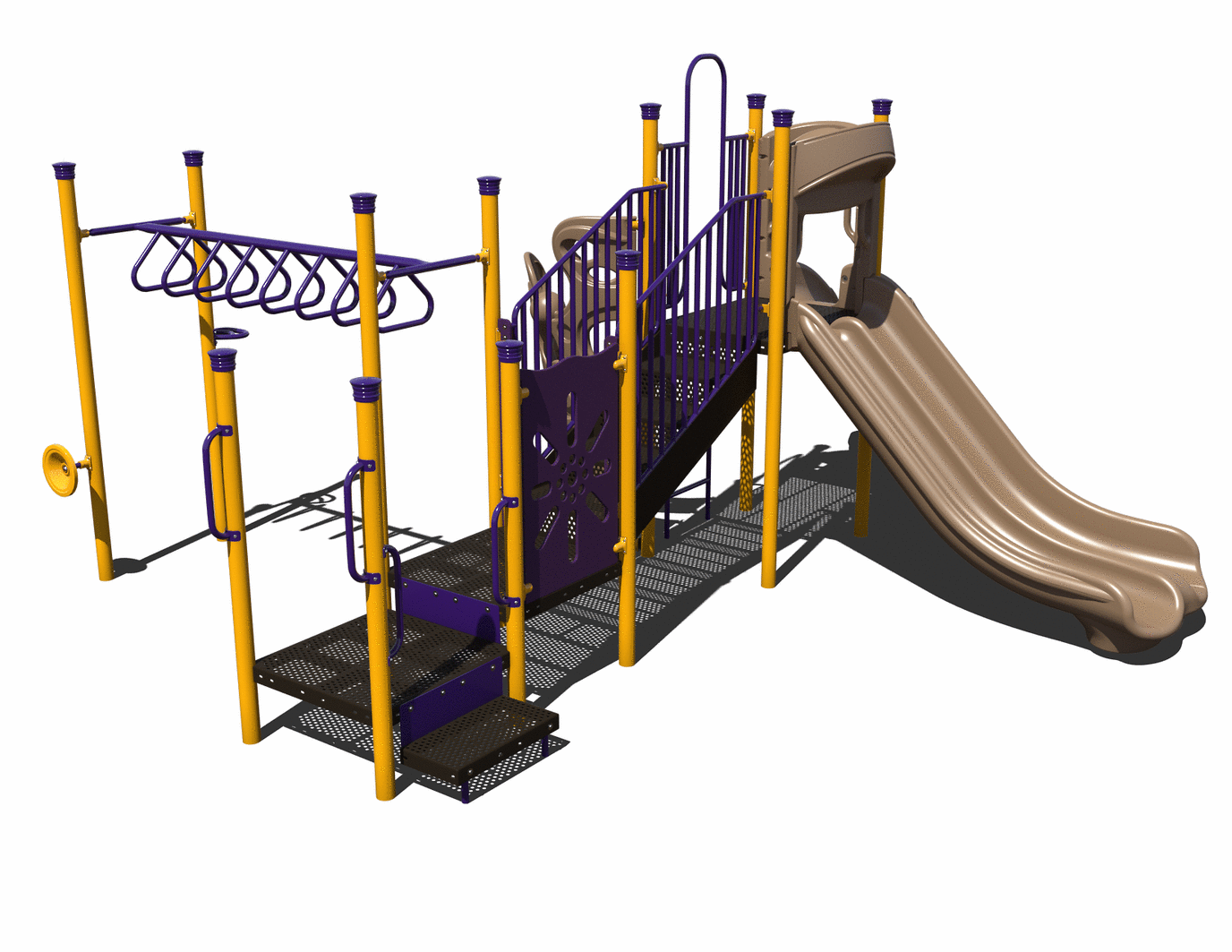 CW-0100 Commercial Modular Play Structure | Ages 5-12 | Capacity 20-25 (view 2)