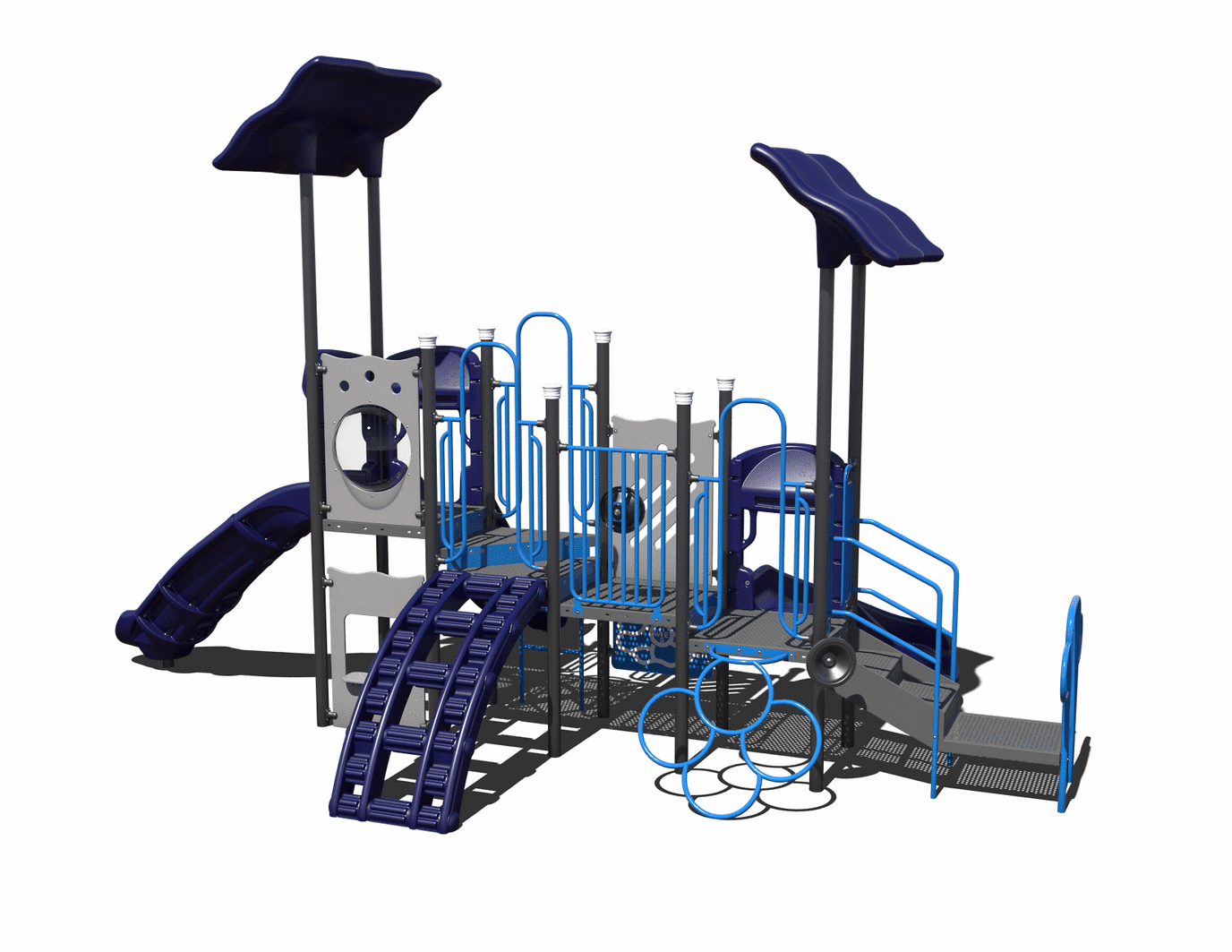 CW-0102 Commercial Modular Play Structure | Ages 2-12 | Capacity 23-28 (view 2)