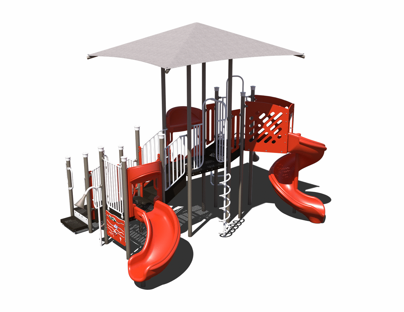 CW-0104 Commercial Modular Play Structure | Ages 5-12 | Capacity 30 (view 2)