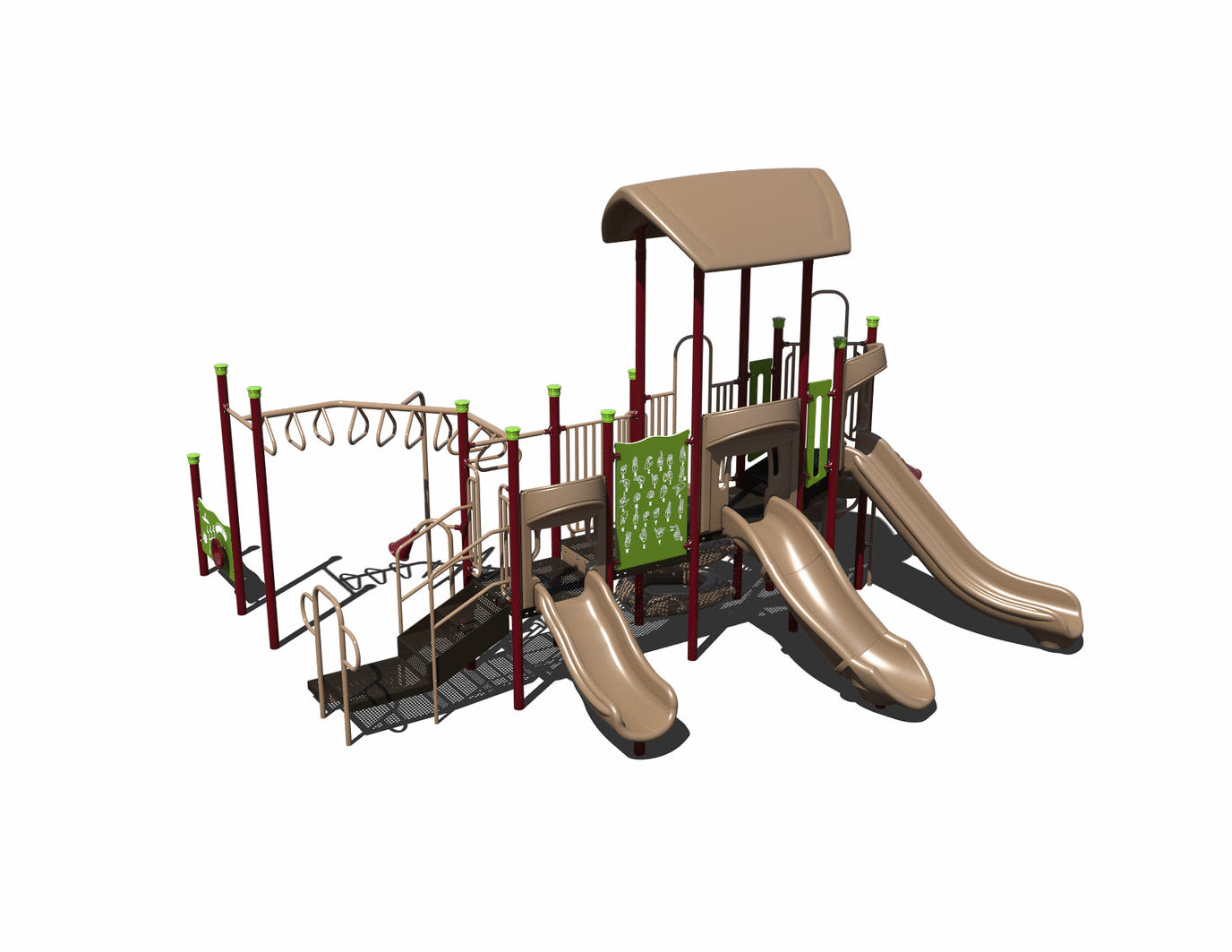 CW-0106-1 Commercial Modular Play Structure | Ages 5-12 | Capacity 34 (view 2)