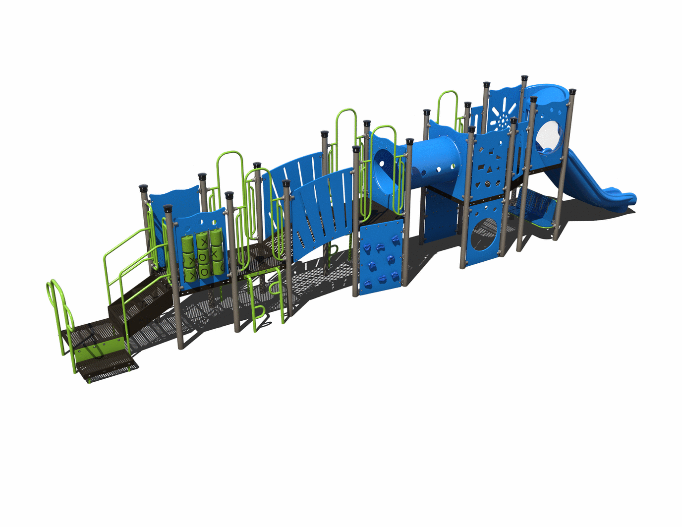 CW-0110 Commercial Modular Play Structure | Ages 2-12 | Capacity 45 (view 2)