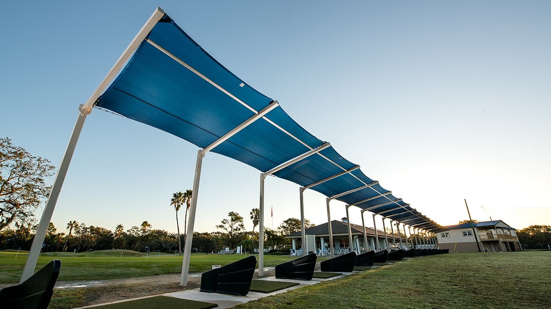 Dugout Cantilever Shade | Commercial Playground Shade Structure (view 2)