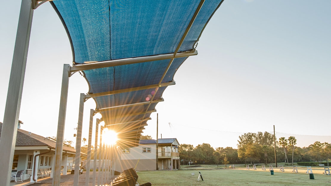 Dugout Cantilever Shade | Commercial Playground Shade Structure (view 3)