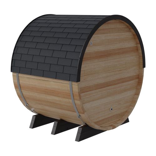 Finnmark Thermo-Aspen Combination Barrel Sauna FD-7 | Infrared and Traditional, 4-Person (view 2)