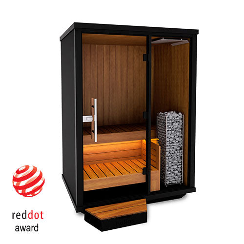 Haljas Hele Nano Outdoor Garden Sauna | 2-Person Prebuilt