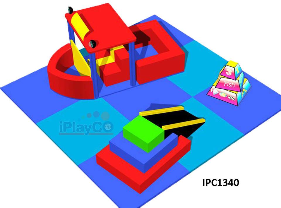 IPC1340 Indoor Toddler Play Structure | 12' x 12' x 4'H