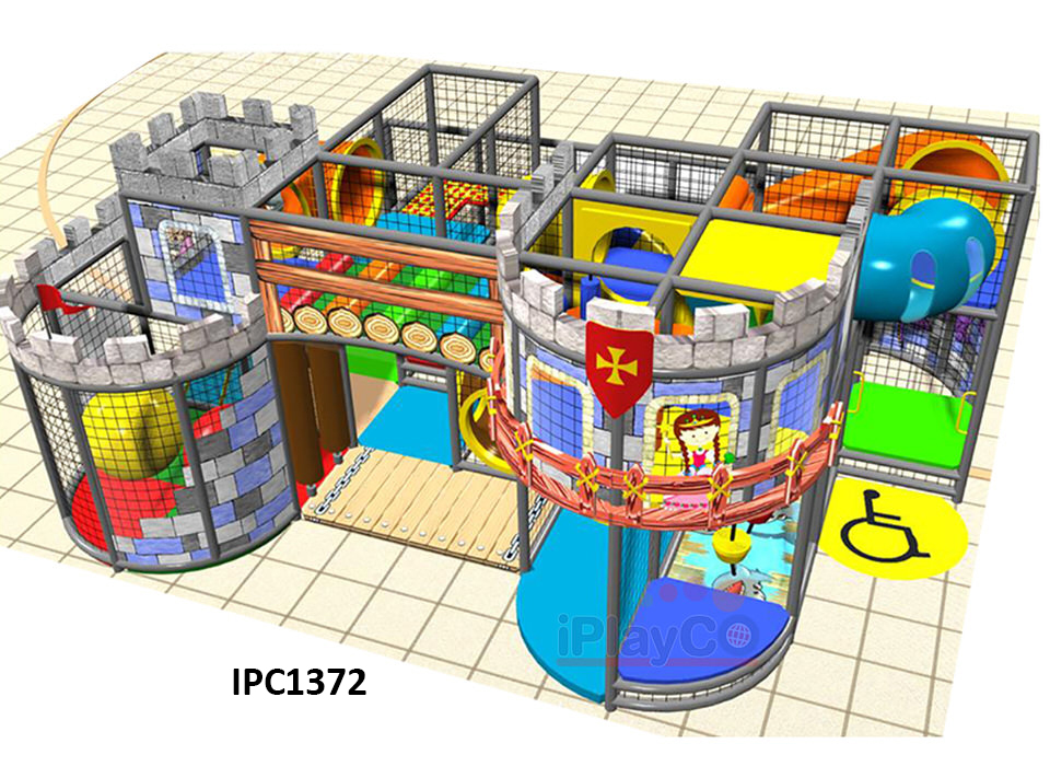 IPC1372 Themed Indoor Play Structure | 28' x 20' x 12'-6"H
