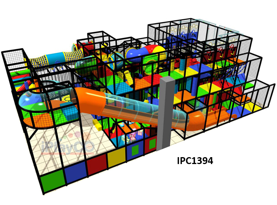 IPC1394 Commercial Indoor Play Structure | 56' x 32' x 18'H