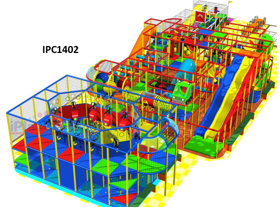 IPC1402 Commercial Indoor Play Structure