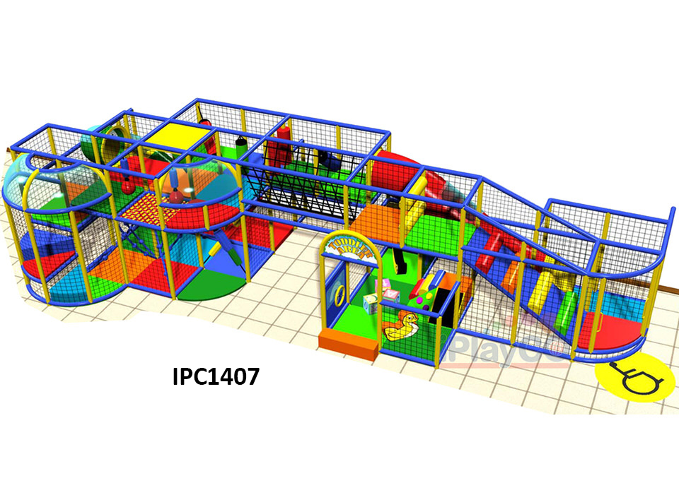 IPC1407 Commercial Indoor Play Structure | 44' x 16' x 10'H