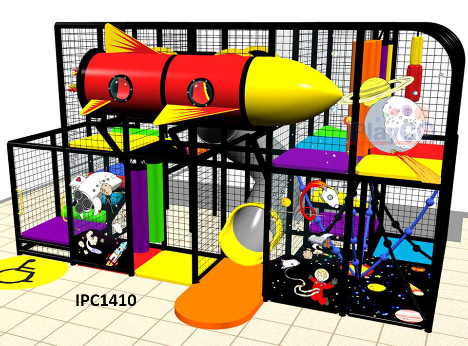 IPC1410 Themed Indoor Play Structure | 12' x 24' x 13'-9"H
