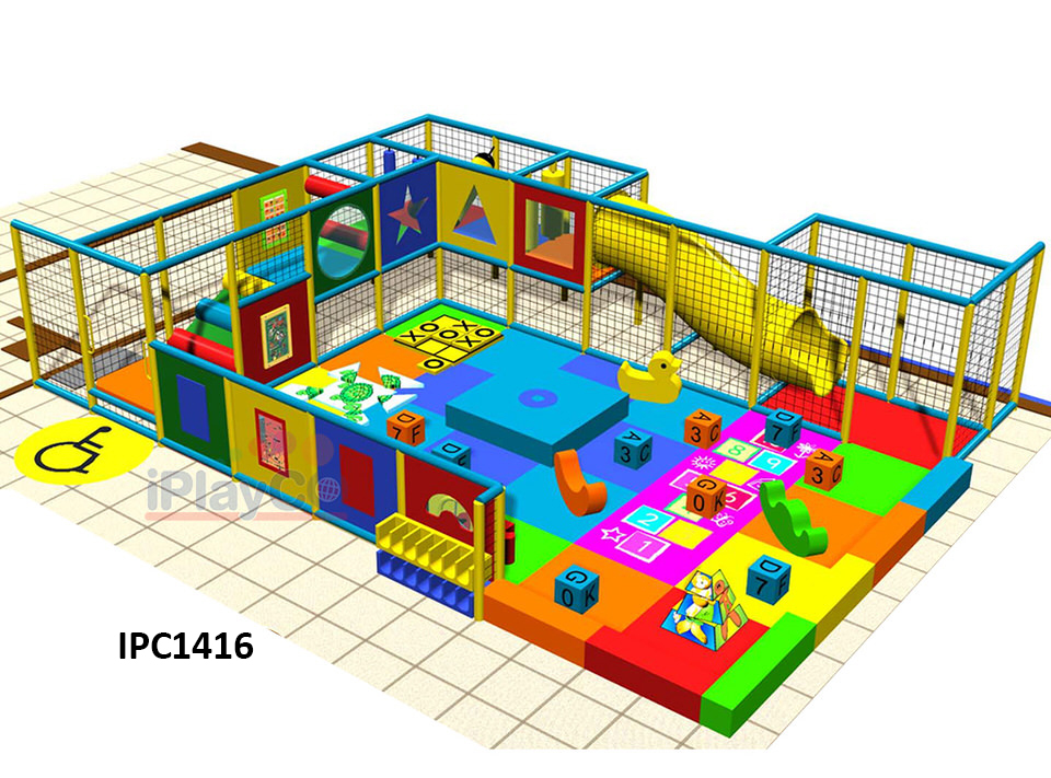 IPC1416 Indoor Toddler Play Structure | 28' x 21' x 7'H