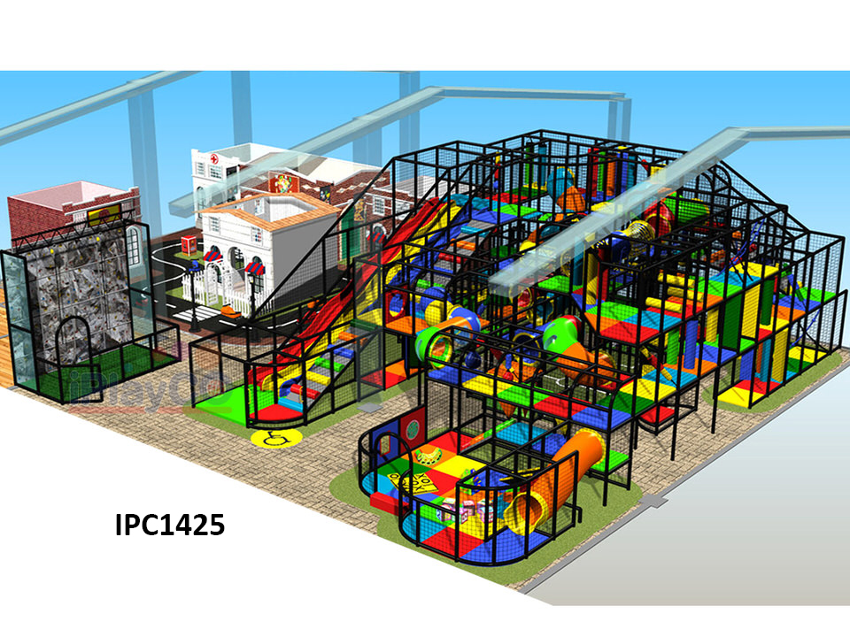 IPC1425 Themed Indoor Play Structure | 44' x 64' x 20'-6"H