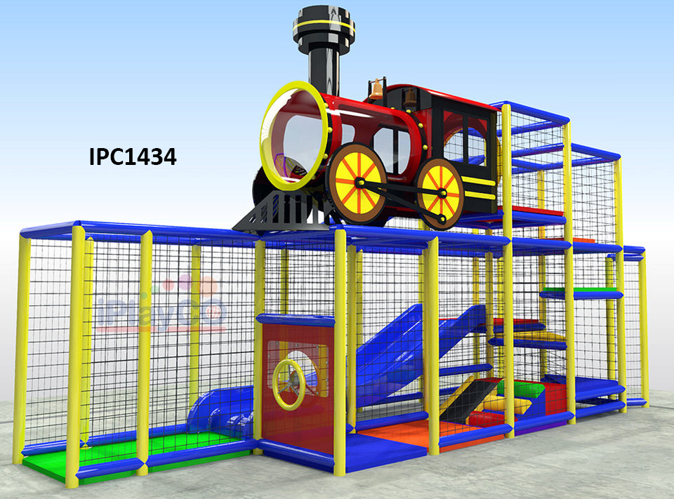 IPC1434 Themed Indoor Play Structure | 22' x 8' x 14'-2"H