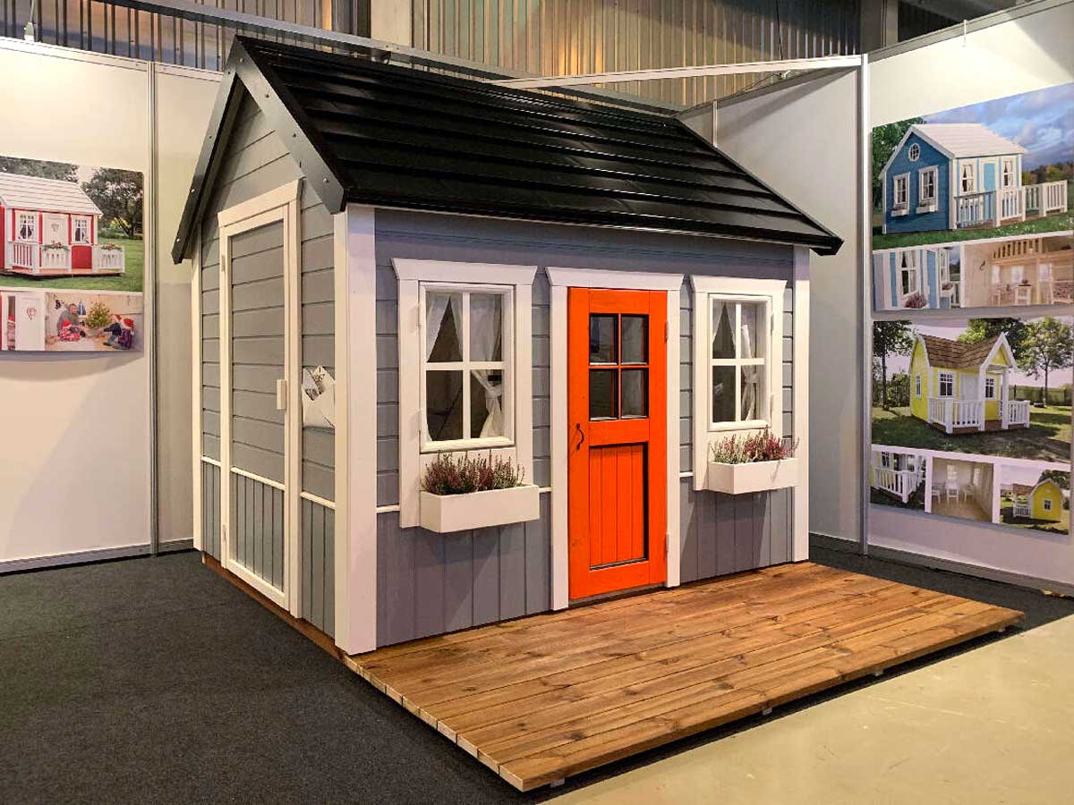 Kids Cave 6x8 Superhero Wooden Playhouse with Loft (view 3)
