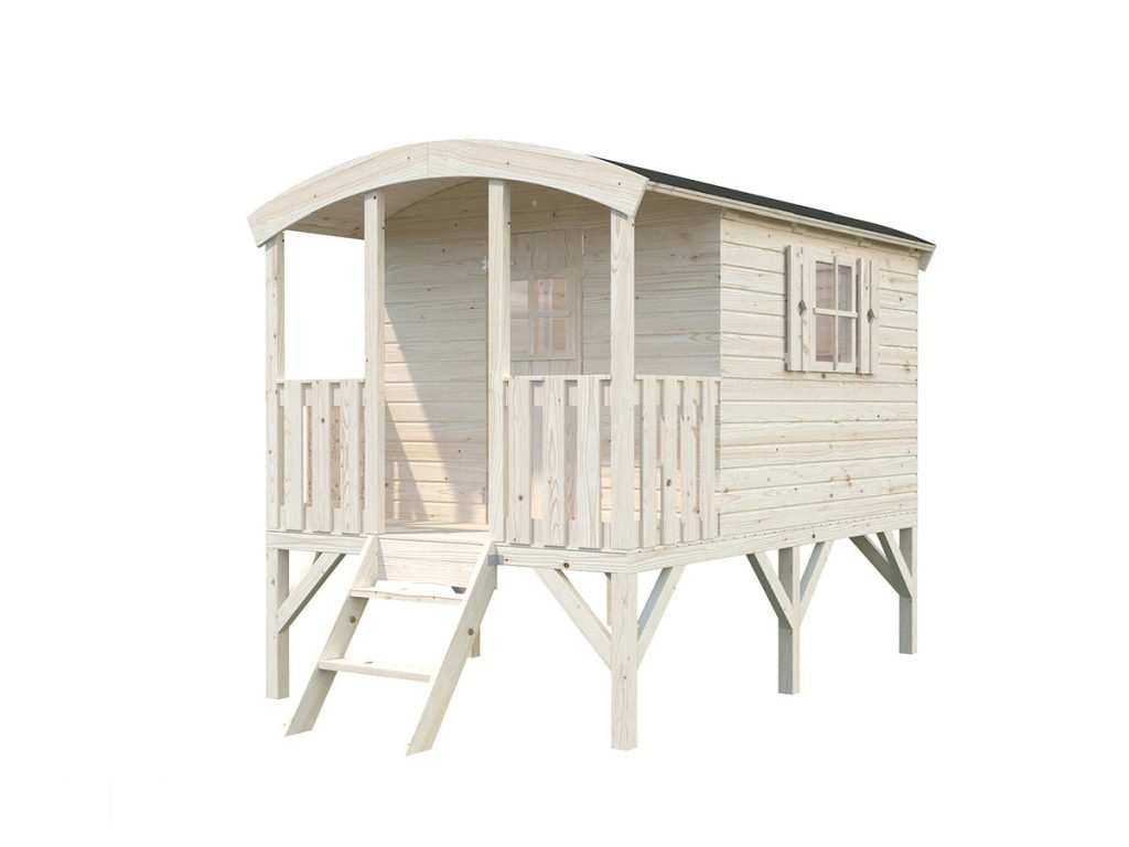 Little Bungalow DIY Wooden Playhouse Kit on Stilts