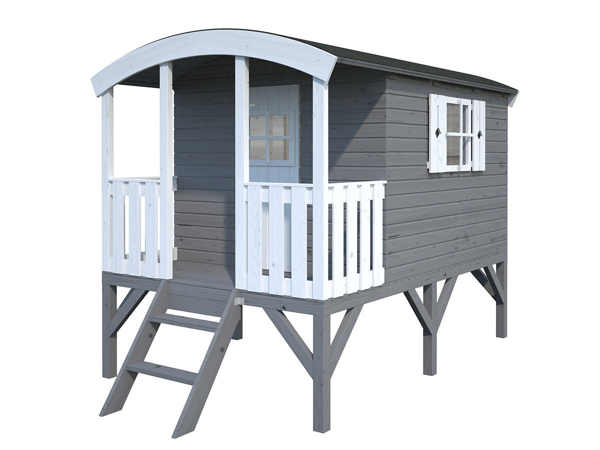 Little Bungalow DIY Wooden Playhouse Kit on Stilts (view 5)