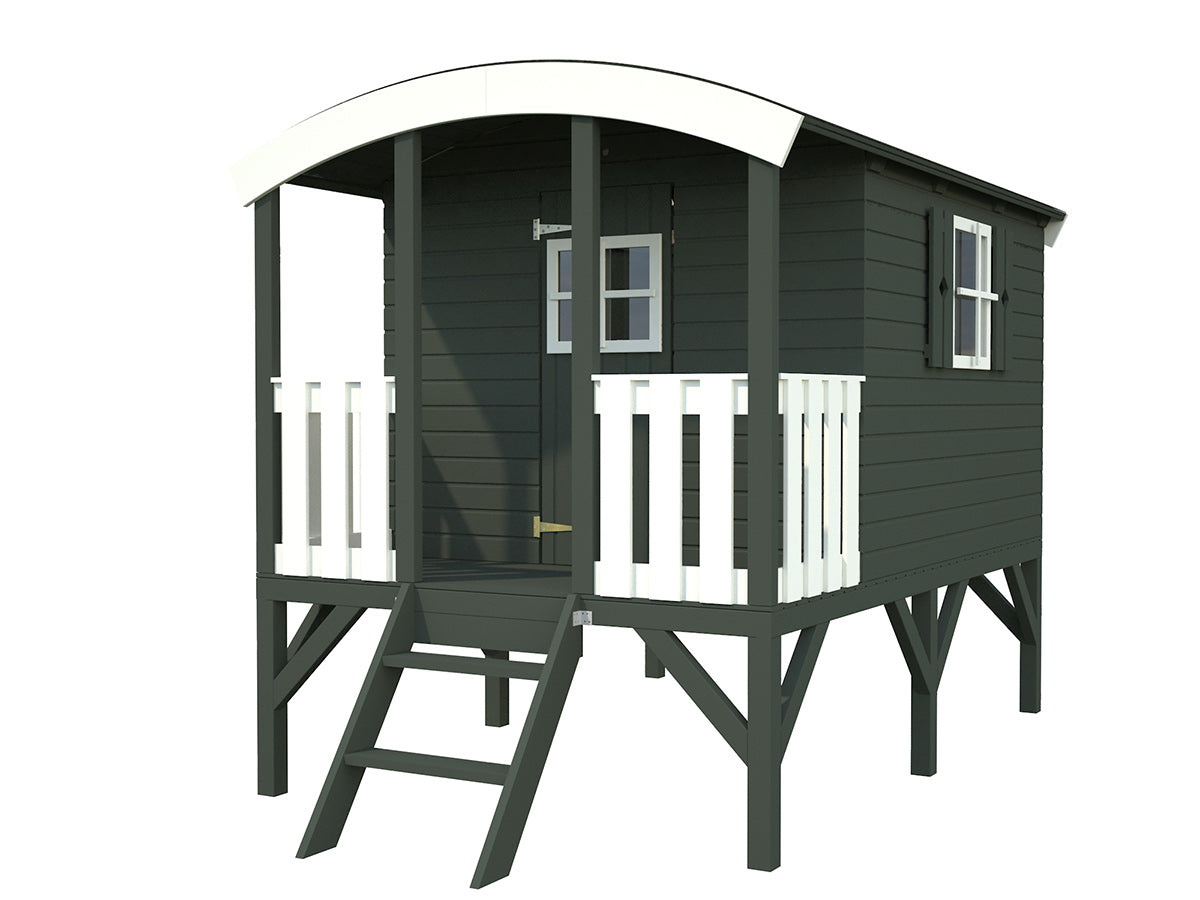 Little Bungalow DIY Wooden Playhouse Kit on Stilts (view 6)