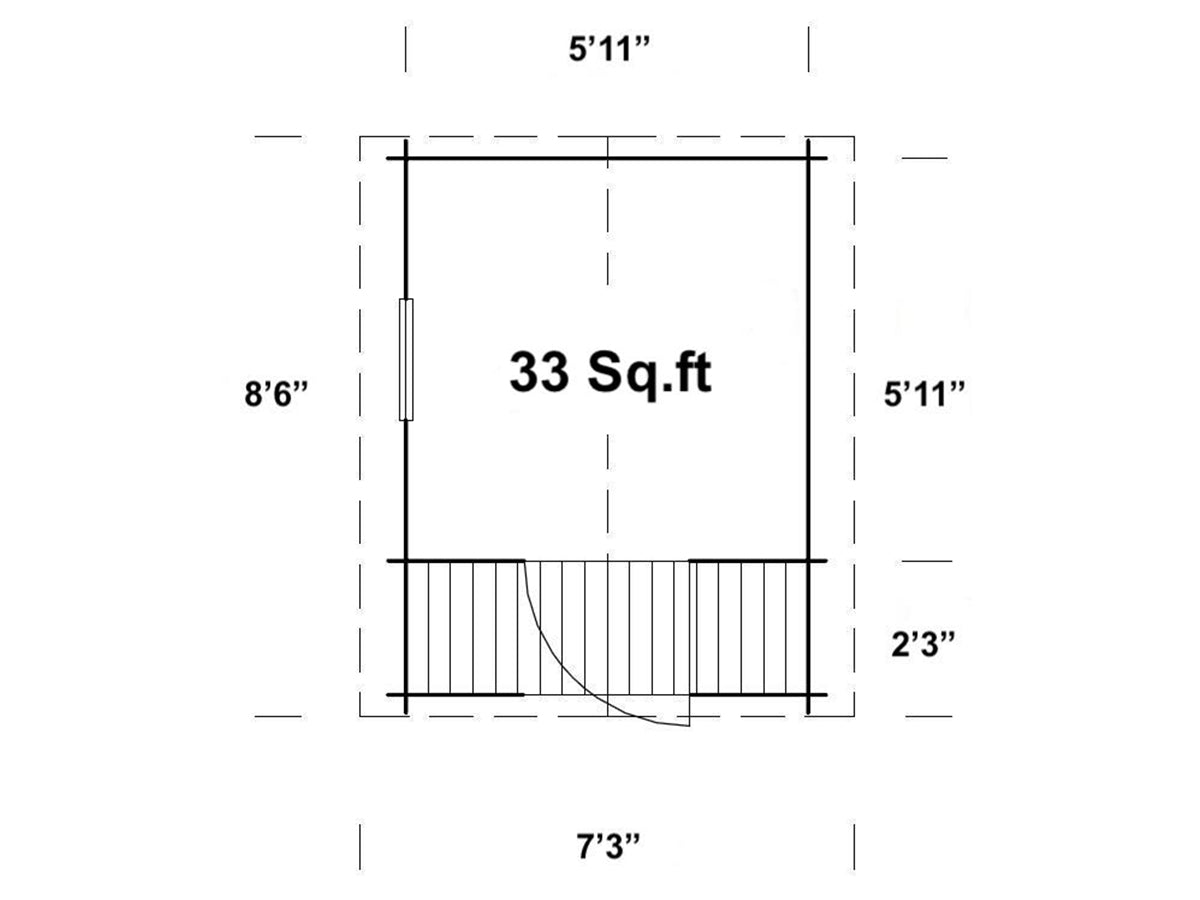 Little Chalet DIY Wooden Playhouse Kit with Terrace (view 5)