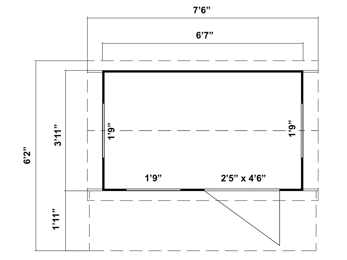 Little Lodge DIY Wooden Playhouse Kit with Veranda (view 5)