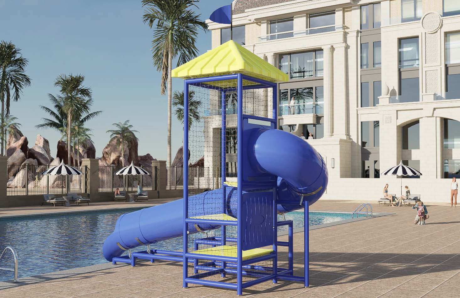 Model 104 Custom Pool Slide