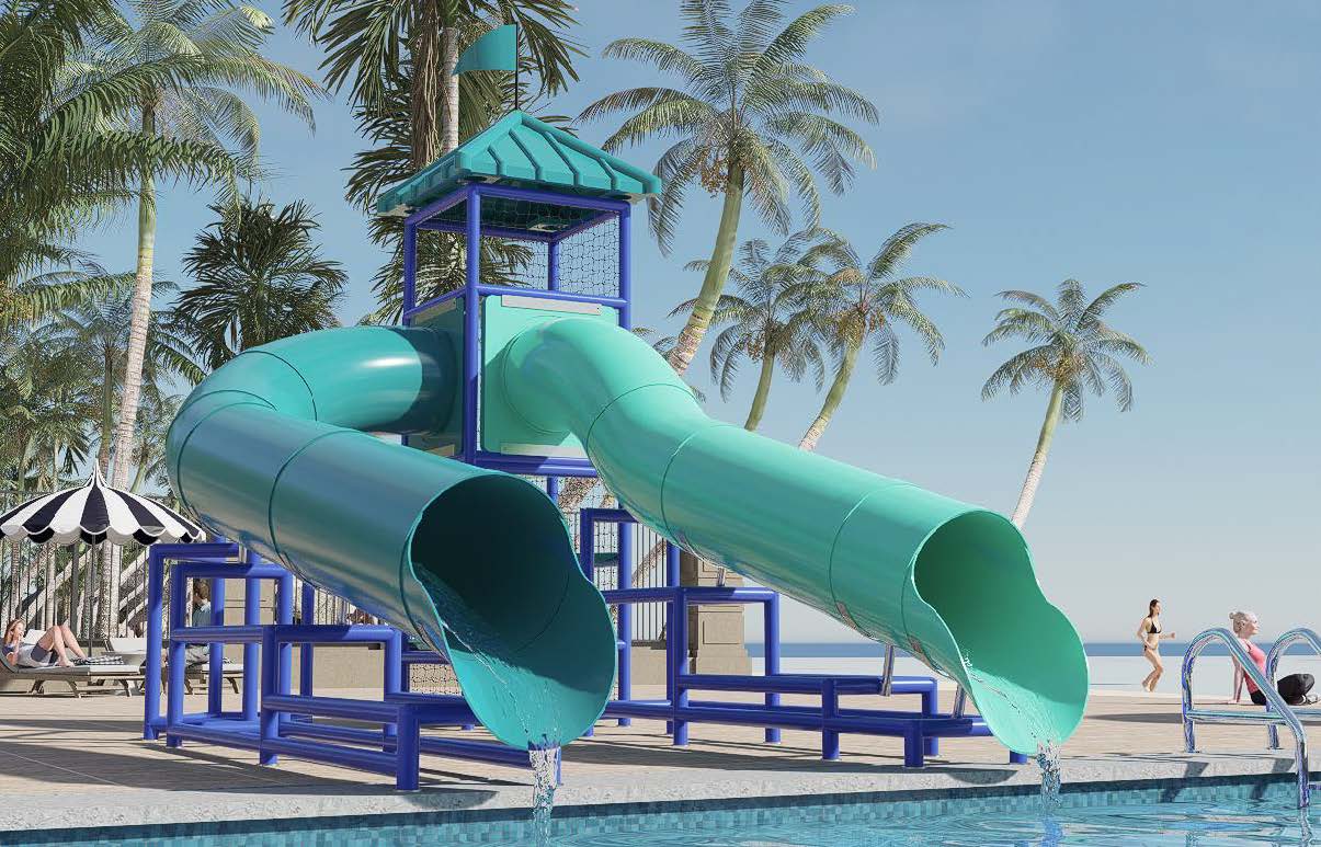 Model 109 Custom Pool Slide