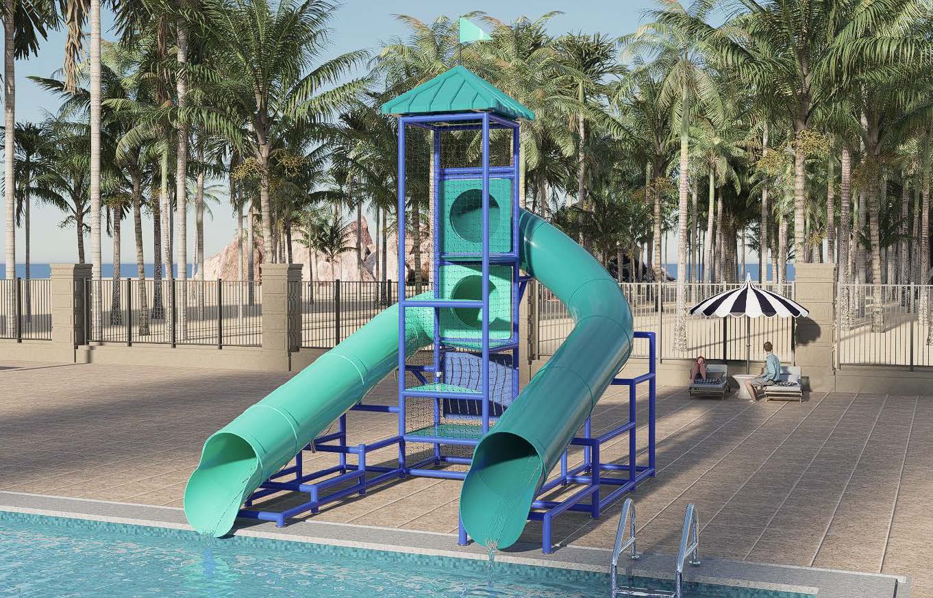 Model 112 Custom Pool Slide