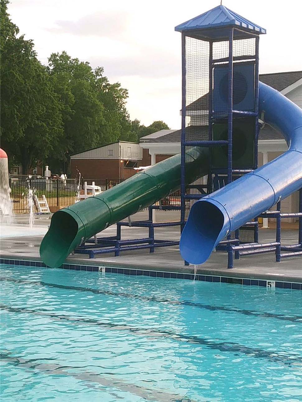 Model 112 Custom Pool Slide (view 3)