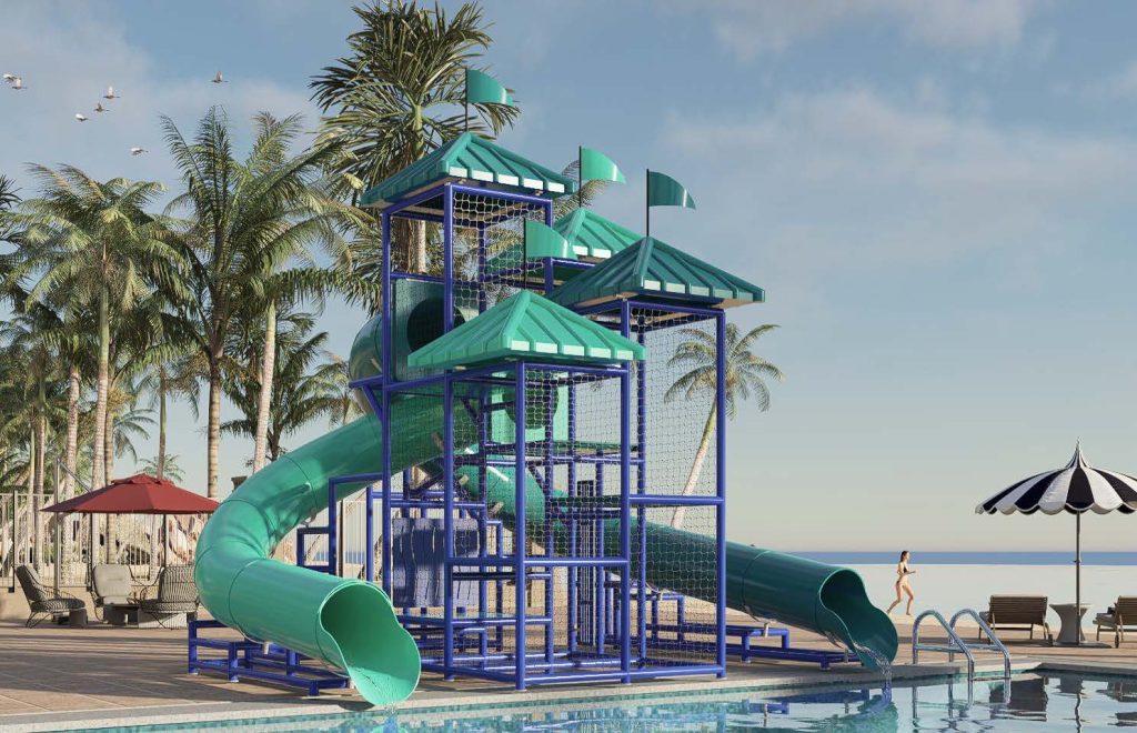 Model 206 Custom Pool Slide