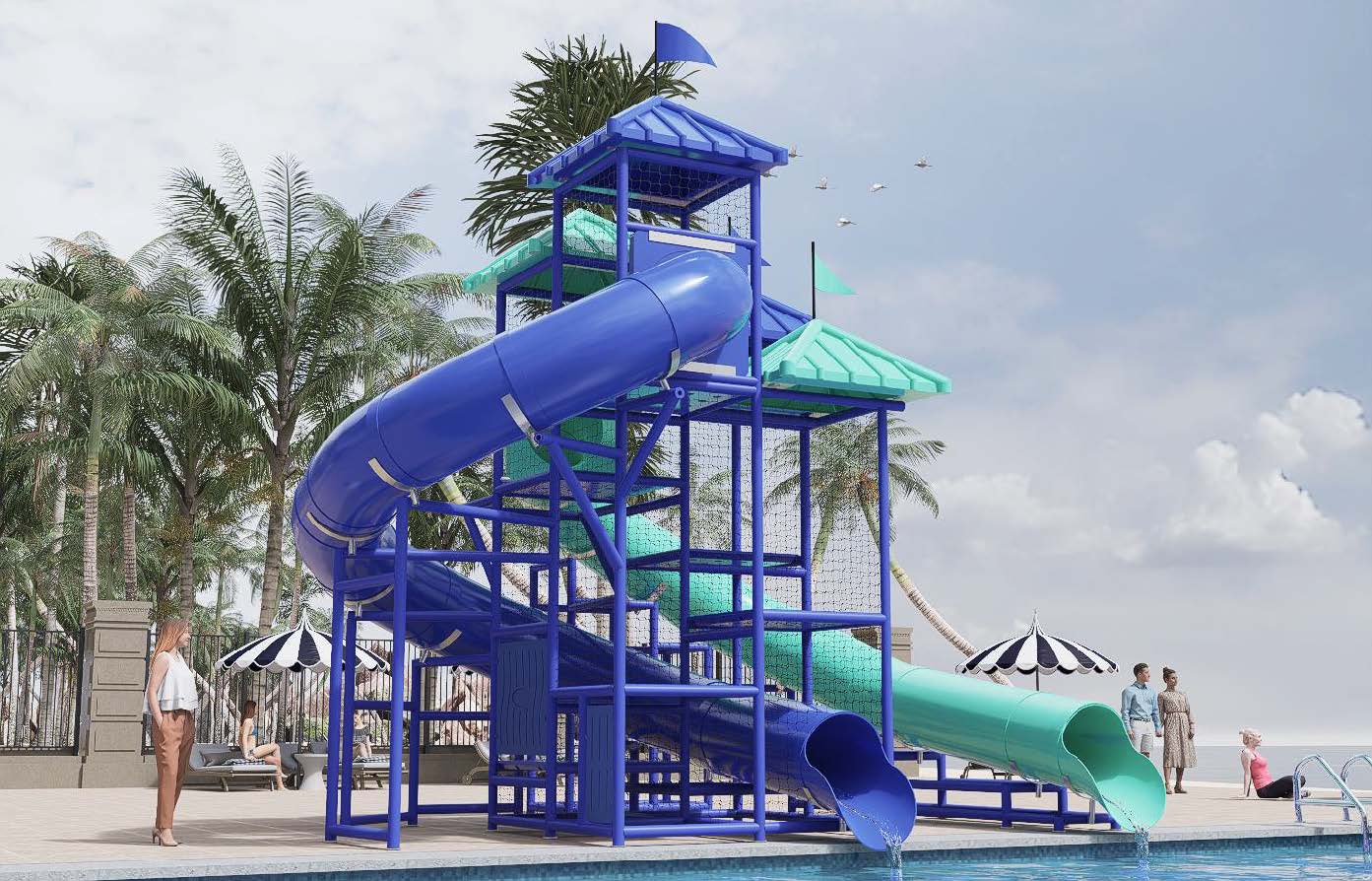 Model 207 Custom Pool Slide