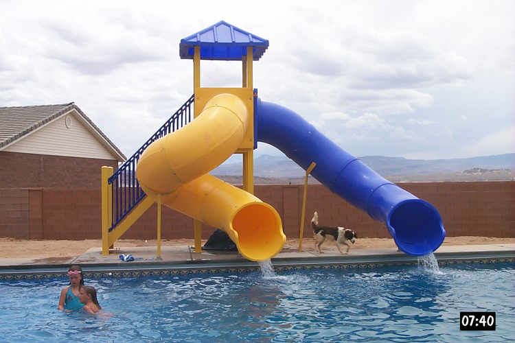 Model 2150 Custom Pool Slide (view 3)