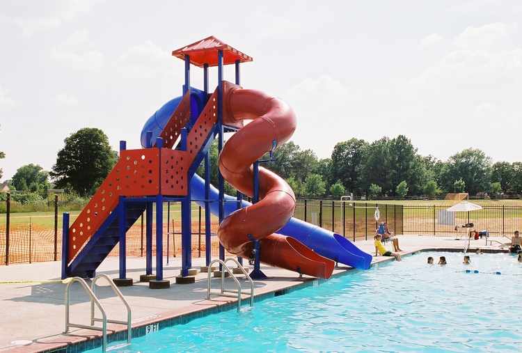 Model 2400 Custom Pool Slide