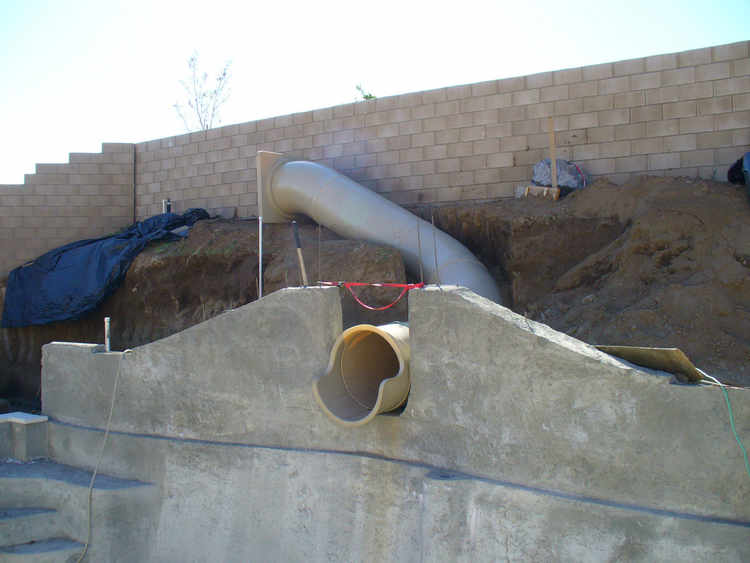 Model 250 Custom Pool Slide