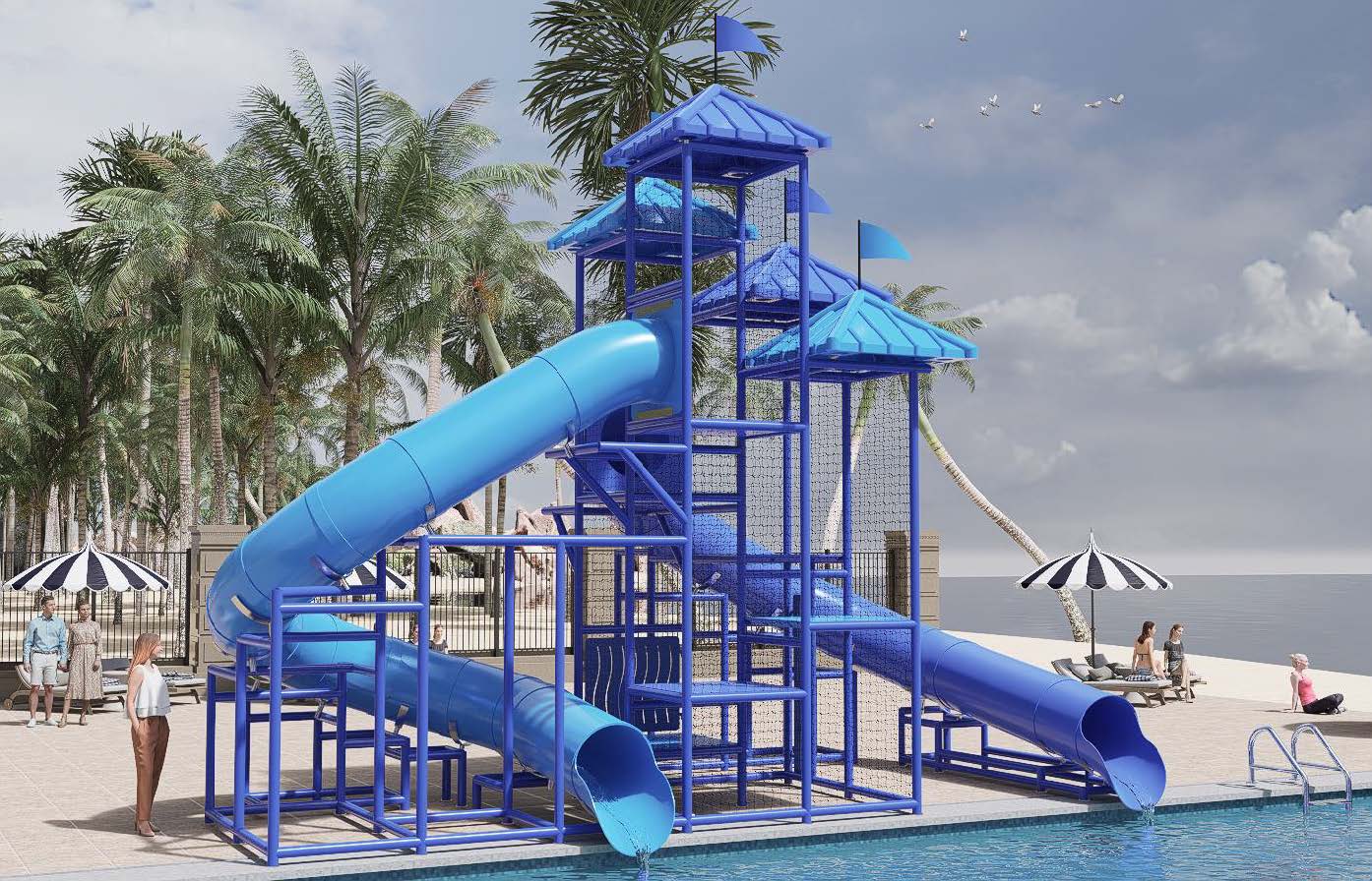 Model 303 Custom Pool Slide