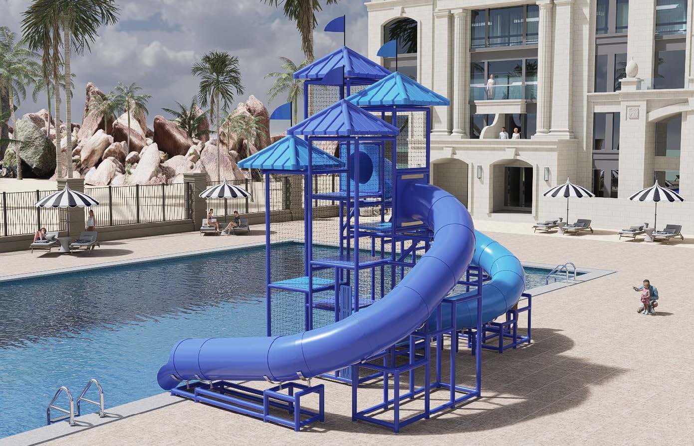 Model 303 Custom Pool Slide (view 2)