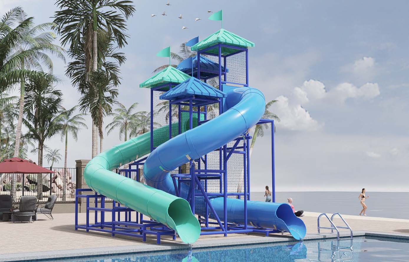Model 311 Custom Pool Slide