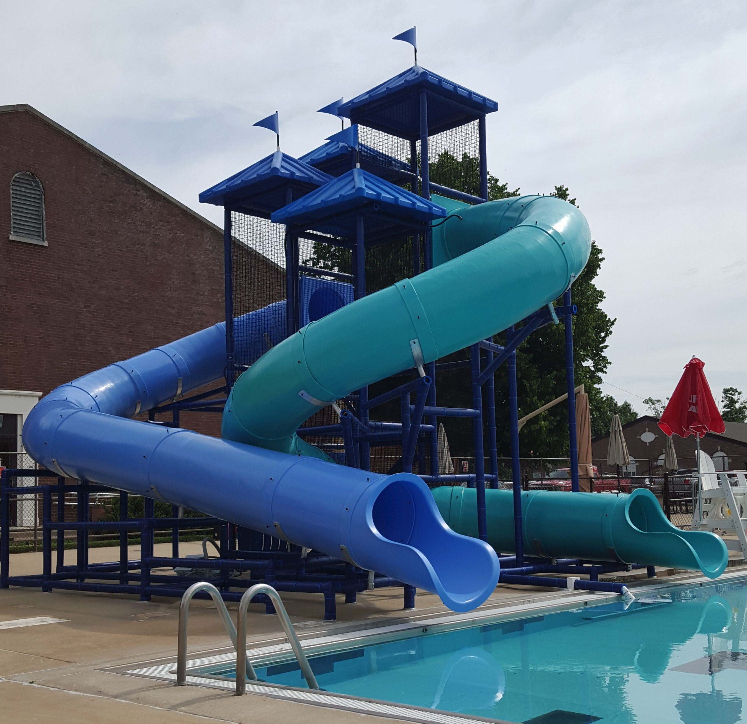Model 311 Custom Pool Slide (view 3)