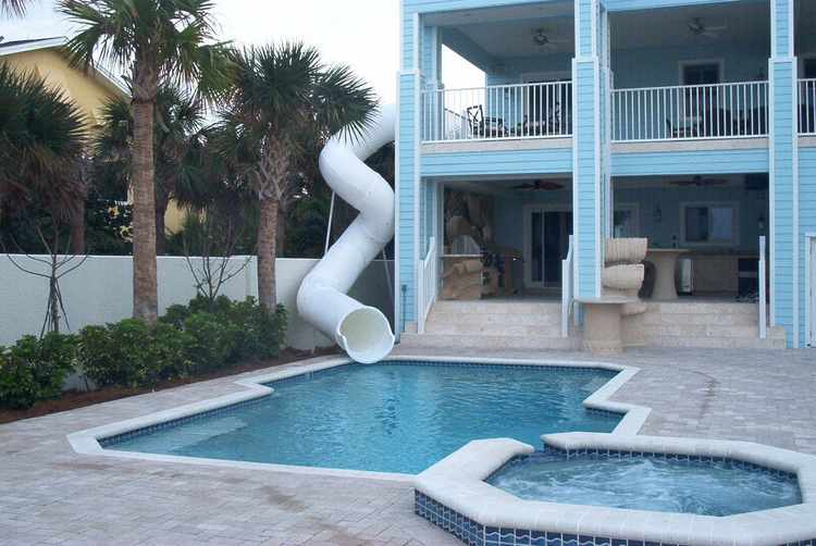 PS 100 Custom Pool Slide (view 2)