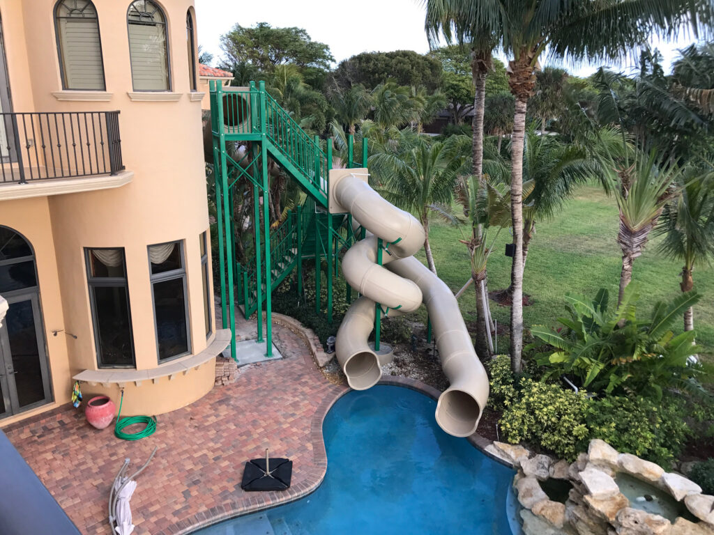PS 1800 Custom Pool Slide (view 2)