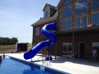 PS 500 Custom Pool Slide