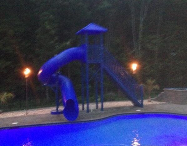 PS 600 Custom Pool Slide (view 2)