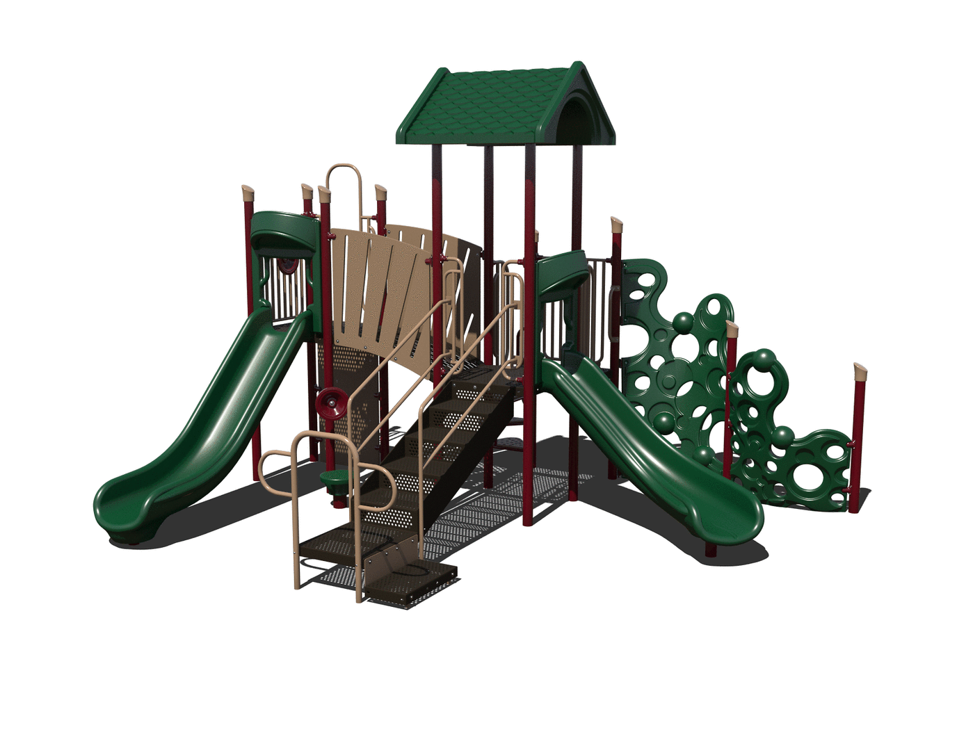 PS3-31905 Commercial Modular Play Structure | Ages 2-12 | Capacity 20-24